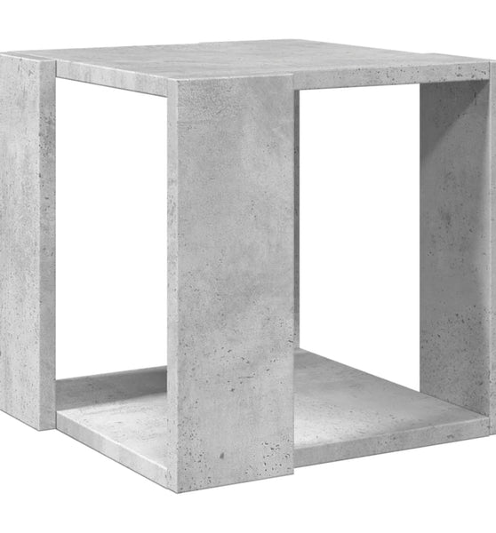 Couchtisch Betongrau 32x32x30 cm Holzwerkstoff