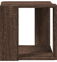 Couchtisch Braun Eichen-Optik 32x32x30 cm Holzwerkstoff