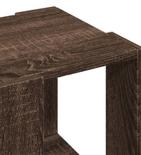 Couchtisch Braun Eichen-Optik 32x32x30 cm Holzwerkstoff