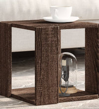 Couchtisch Braun Eichen-Optik 32x32x30 cm Holzwerkstoff