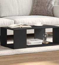 Couchtisch Schwarz 89,5x48x30 cm Holzwerkstoff