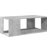 Couchtisch Betongrau 89,5x48x30 cm Holzwerkstoff