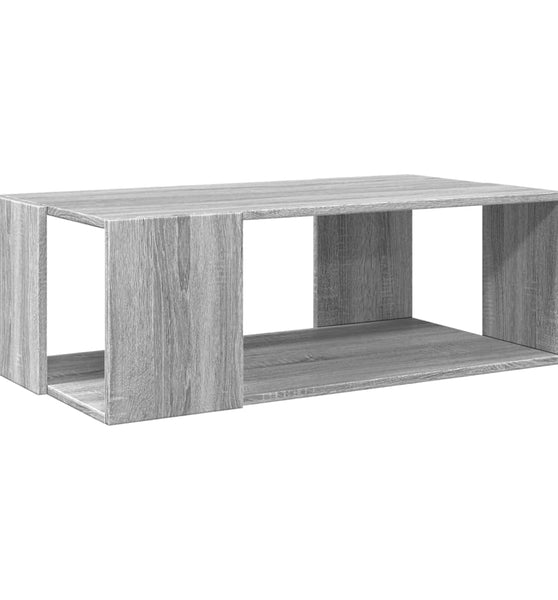 Couchtisch Grau Sonoma-Eiche 89,5x48x30 cm Holzwerkstoff