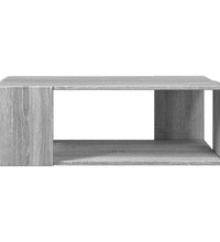 Couchtisch Grau Sonoma-Eiche 89,5x48x30 cm Holzwerkstoff