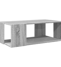 Couchtisch Grau Sonoma-Eiche 89,5x48x30 cm Holzwerkstoff