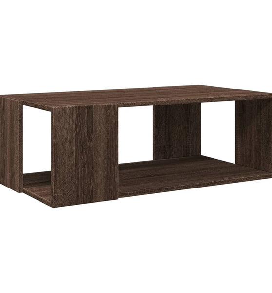 Couchtisch Braun Eichen-Optik 89,5x48x30 cm Holzwerkstoff