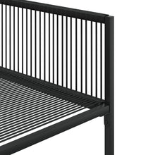 11-tlg. Garten-Essgruppe Schwarz Poly Rattan