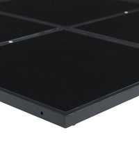 11-tlg. Garten-Essgruppe mit Kissen Schwarz Poly Rattan