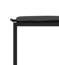 11-tlg. Garten-Essgruppe mit Kissen Schwarz Textilene