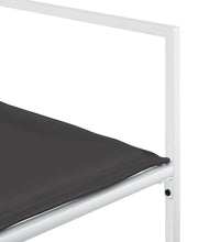 11-tlg. Garten-Essgruppe mit Kissen Weiß Textilene