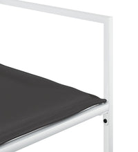 11-tlg. Garten-Essgruppe mit Kissen Weiß Textilene