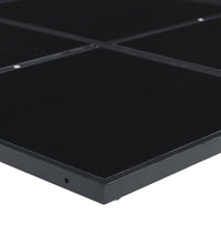 11-tlg. Garten-Essgruppe Schwarz Textilene