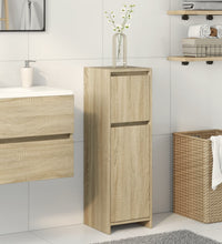 Badezimmerschrank Sonoma-Eiche 30x30x95 cm Holzwerkstoff