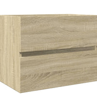 Waschbeckenunterschrank Sonoma-Eiche 60x38,5x45cm Holzwerkstoff