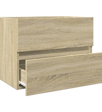 Waschbeckenunterschrank Sonoma-Eiche 60x38,5x45cm Holzwerkstoff