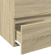 Waschbeckenunterschrank Sonoma-Eiche 60x38,5x45cm Holzwerkstoff