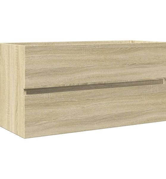 Waschbeckenunterschrank Sonoma-Eiche 90x38,5x45cm Holzwerkstoff