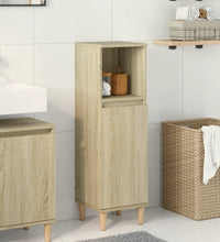 Badschrank Sonoma-Eiche 30x30x100 cm Holzwerkstoff