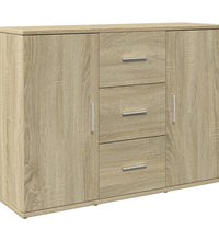 Sideboard Sonoma-Eiche 90,5x29,5x65 cm Holzwerkstoff