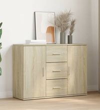 Sideboard Sonoma-Eiche 90,5x29,5x65 cm Holzwerkstoff