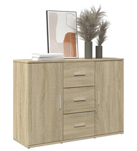 Sideboard Sonoma-Eiche 90,5x29,5x65 cm Holzwerkstoff