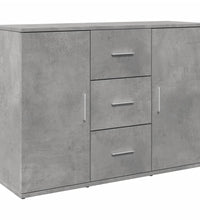 Sideboard Betongrau 90,5x29,5x65 cm Holzwerkstoff