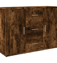 Sideboard Räuchereiche 90,5x29,5x65 cm Holzwerkstoff