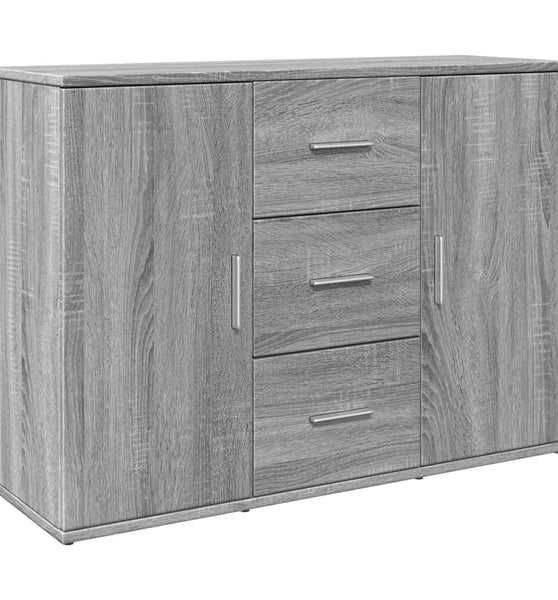 Sideboard Grau Sonoma 90,5x29,5x65 cm Holzwerkstoff