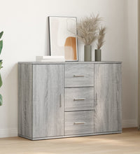 Sideboard Grau Sonoma 90,5x29,5x65 cm Holzwerkstoff