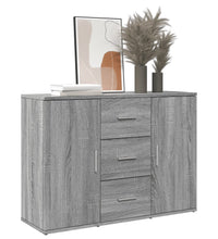 Sideboard Grau Sonoma 90,5x29,5x65 cm Holzwerkstoff