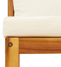 10-tlg. Garten-Sofagarnitur mit Kissen Massivholz Akazie