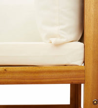 10-tlg. Garten-Sofagarnitur mit Kissen Massivholz Akazie