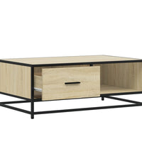 Couchtisch Sonoma-Eiche 90x57x35 cm Holzwerkstoff und Metall