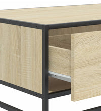 Couchtisch Sonoma-Eiche 90x57x35 cm Holzwerkstoff und Metall