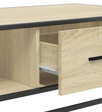 Couchtisch Sonoma-Eiche 100x57x35 cm Holzwerkstoff und Metall