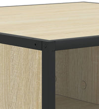 Couchtisch Sonoma-Eiche 60,5x60,5x30cm Holzwerkstoff und Metall