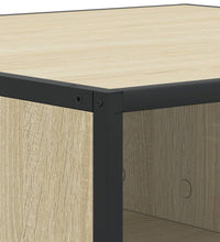 Couchtisch Sonoma-Eiche 80x80x30 cm Holzwerkstoff und Metall