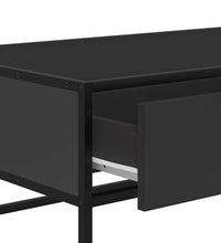 Couchtisch Schwarz 100x50x35 cm Holzwerkstoff und Metall