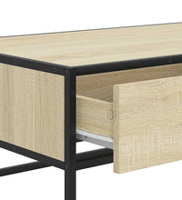 Couchtisch Sonoma-Eiche 100x50x35 cm Holzwerkstoff und Metall