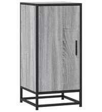 Sideboard Grau Sonoma 35,5x35x76 cm Holzwerkstoff und Metall