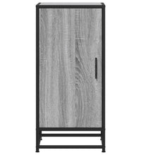 Sideboard Grau Sonoma 35,5x35x76 cm Holzwerkstoff und Metall