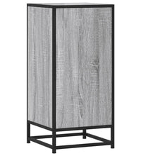 Sideboard Grau Sonoma 35,5x35x76 cm Holzwerkstoff und Metall