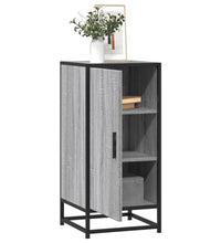 Sideboard Grau Sonoma 35,5x35x76 cm Holzwerkstoff und Metall