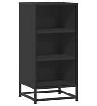 Sideboard Schwarz 35,5x35x76 cm Holzwerkstoff und Metall