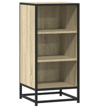 Sideboard Sonoma-Eiche 35,5x35x76 cm Holzwerkstoff und Metall