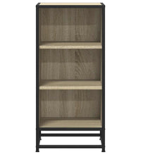 Sideboard Sonoma-Eiche 35,5x35x76 cm Holzwerkstoff und Metall