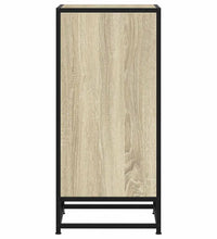 Sideboard Sonoma-Eiche 35,5x35x76 cm Holzwerkstoff und Metall