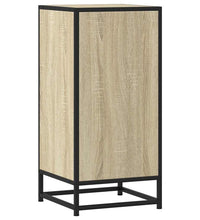 Sideboard Sonoma-Eiche 35,5x35x76 cm Holzwerkstoff und Metall