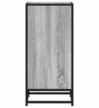 Sideboard Grau Sonoma 35,5x35x76 cm Holzwerkstoff und Metall