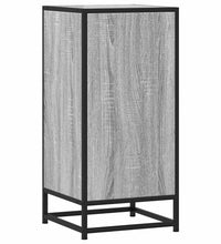 Sideboard Grau Sonoma 35,5x35x76 cm Holzwerkstoff und Metall
